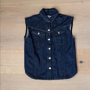 Agolde Evan Organic Denim Vest